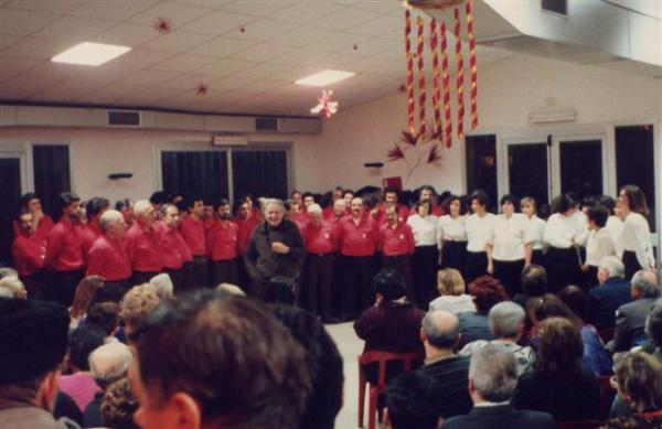 1991 02 01 Pianoro - 1° Concerto a Coro misto al Centro anziani